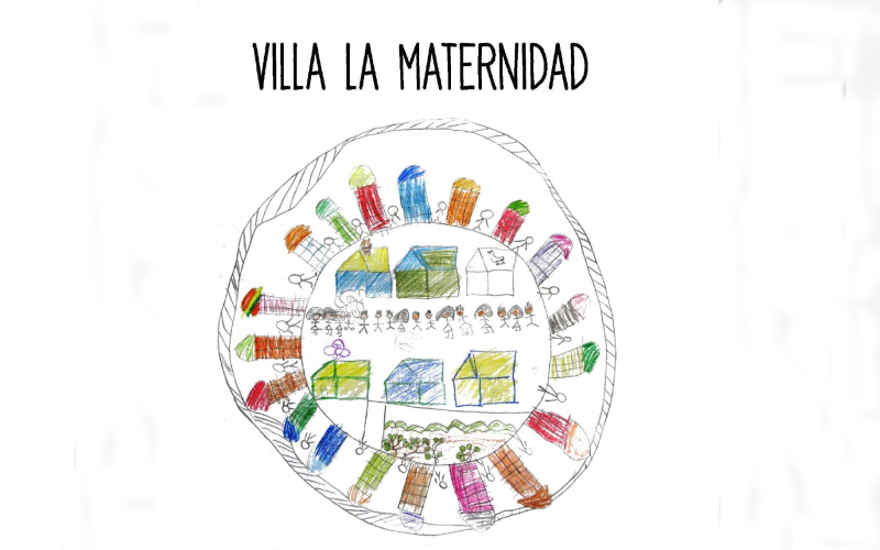 Vecinas y vecinos comparten el libro Villa la Maternidad: luchar, resistir y ganar. Historia de la lucha por los derechos que nos quieren quitar